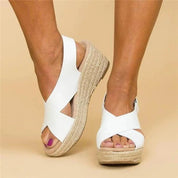 Espadrillas Ortopediche con Zeppa Comode per Donna 8