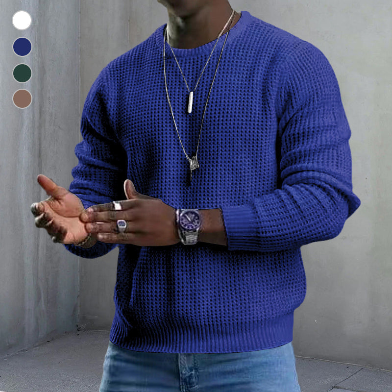 Leone | Maglione a maniche lunghe: un girocollo pulito per lo stile di tutti i giorni