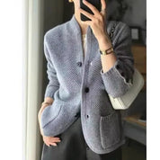 Giacca in maglia di lana spessa per il freddo inverno 1
