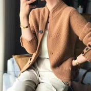 Giacca in maglia di lana spessa per il freddo inverno 2
