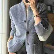 Giacca in maglia di lana spessa per il freddo inverno 5