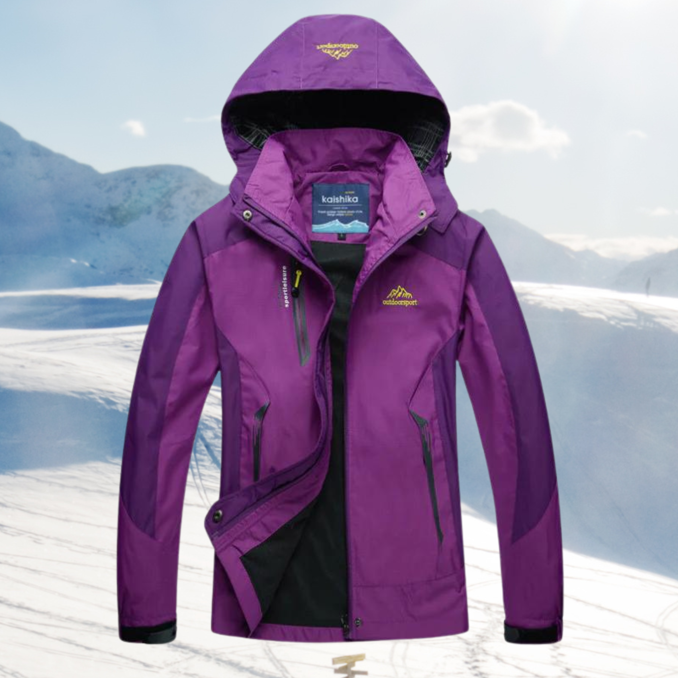 Giacca outdoor antivento e impermeabile per donna 0