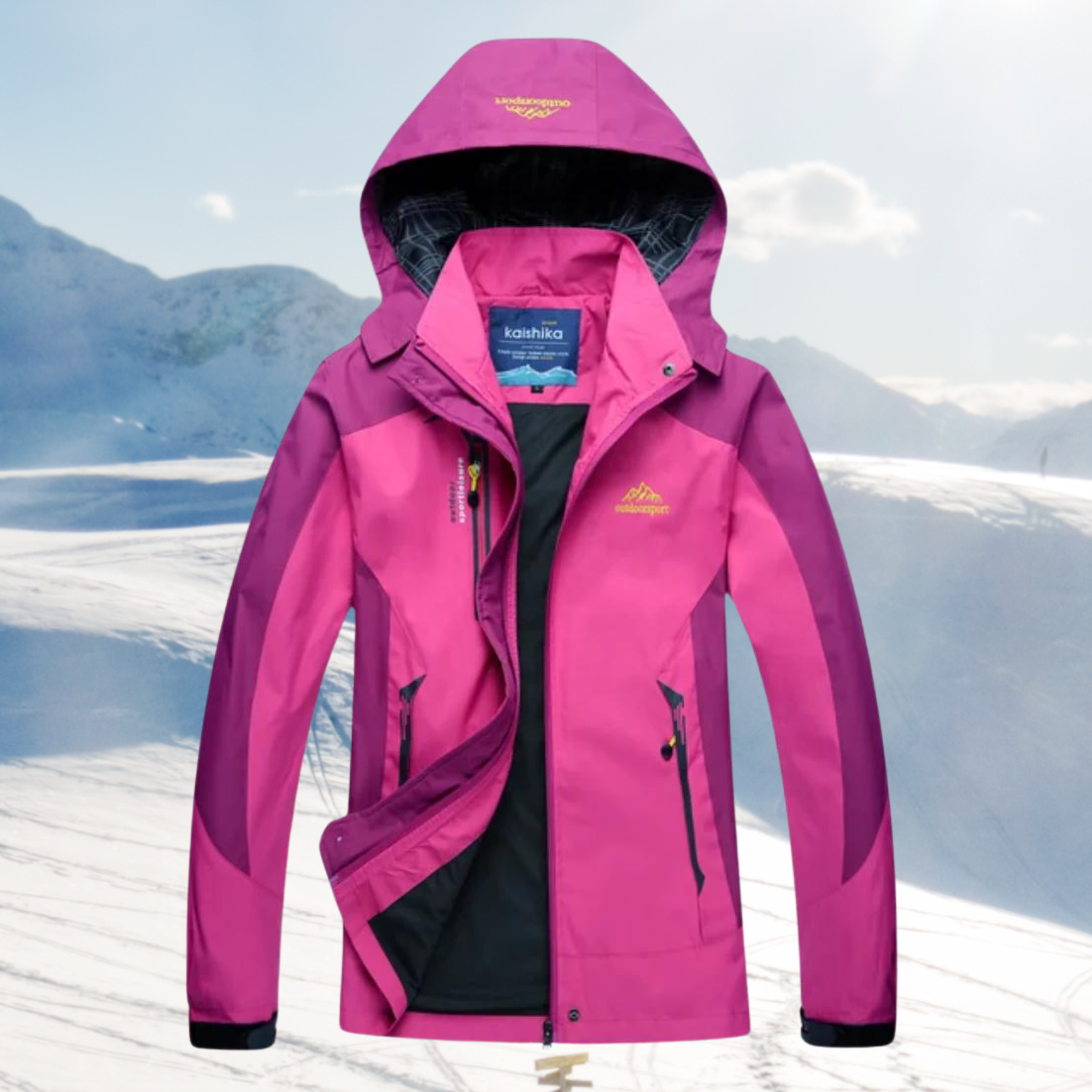 Giacca outdoor antivento e impermeabile per donna 1