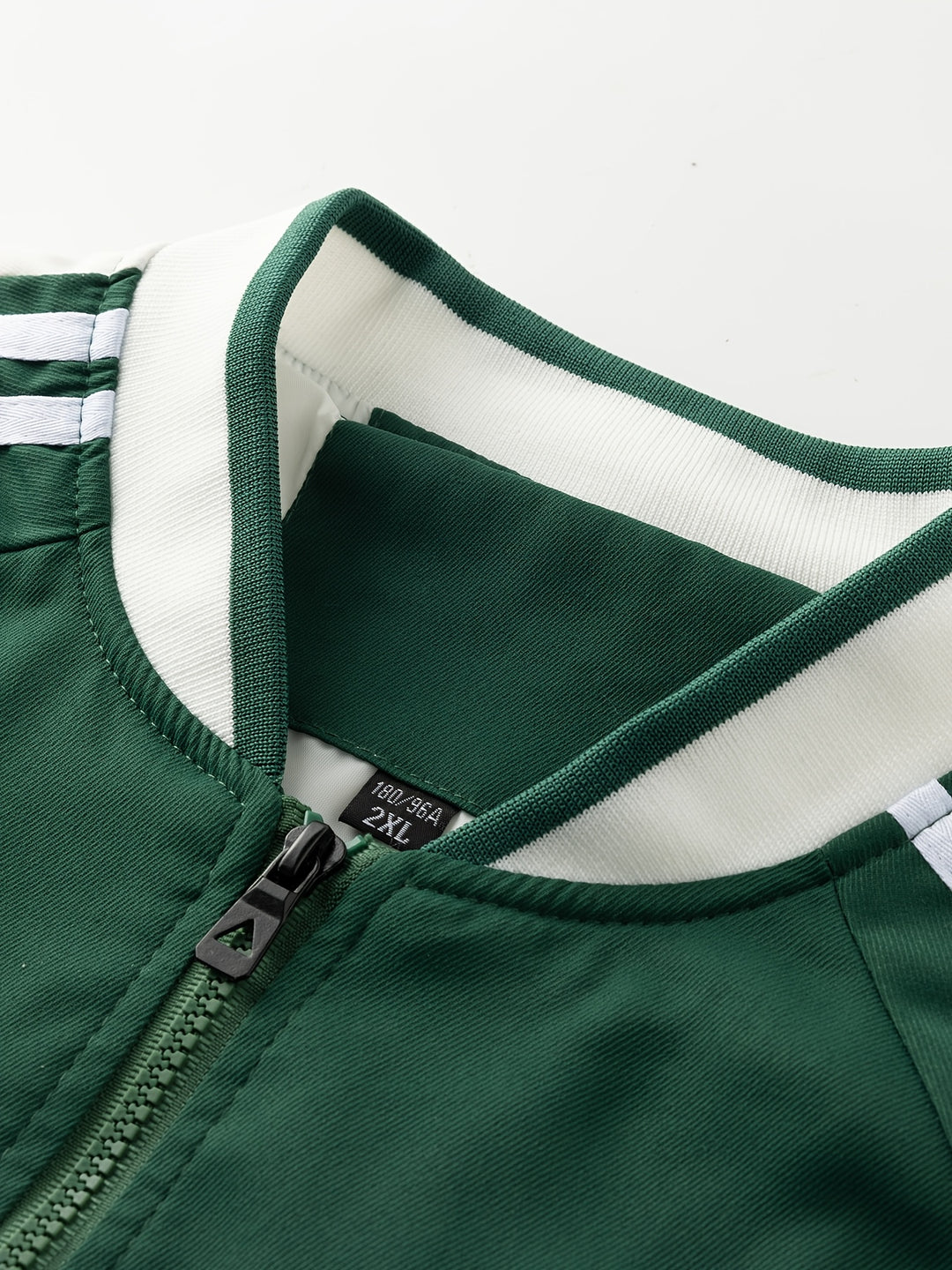 Gilet sportivo da uomo di peso medio | Leggero e traspirante | Colletto da baseball e maniche a righe 7
