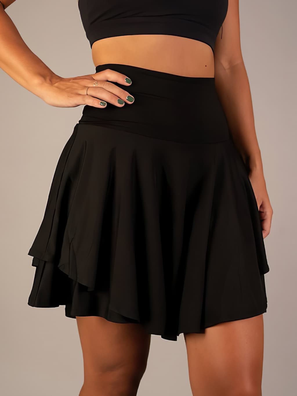 Gonna da tennis da donna sportiva e funzionale con pantaloncini e borse - Maja 6
