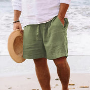 Pantaloni Corti in Lino Eleganti per Uomini - Devon