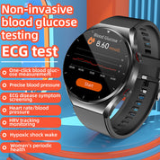 Guidatura nel sangue con un clic | Pressione sanguigna ECG di glicemia | EKG HRV Heart Frequency Monitor Health Smart Watch 4