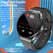 Guidatura nel sangue con un clic | Pressione sanguigna ECG di glicemia | EKG HRV Heart Frequency Monitor Health Smart Watch 6
