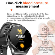 Guidatura nel sangue con un clic | Pressione sanguigna ECG di glicemia | EKG HRV Heart Frequency Monitor Health Smart Watch 8