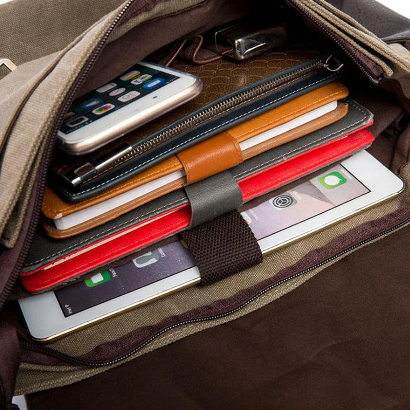 Adi | Borsa messenger a tracolla in tela da uomo