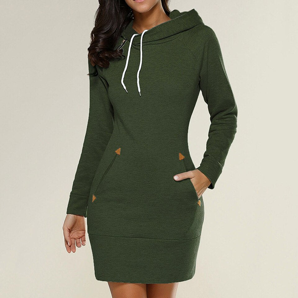 Noemi | Abito con cappuccio accogliente e alla moda