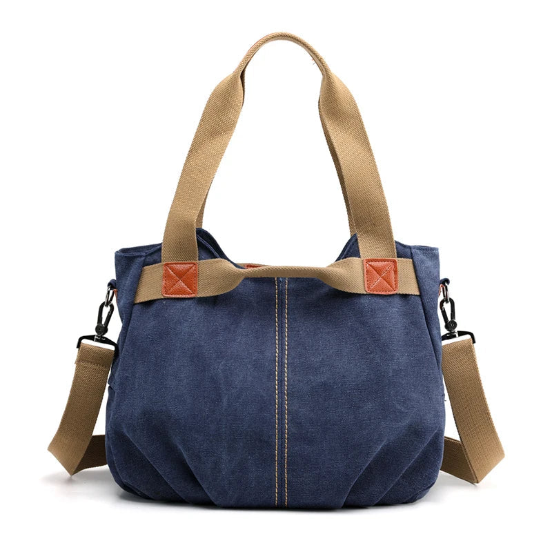 Amanda | Borsa tote in tela di ispirazione vintage, elegante e funzionale