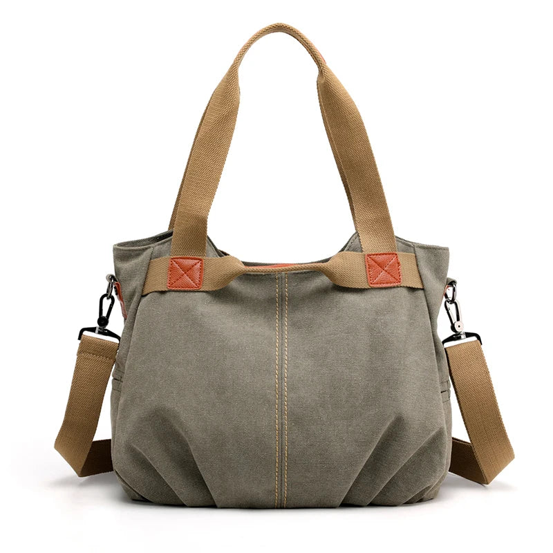 Amanda | Borsa tote in tela di ispirazione vintage, elegante e funzionale