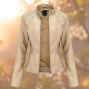 Giacca in ecopelle femminile - Modello Halle elegante e versatile