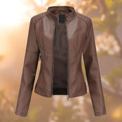 Giacca in ecopelle femminile - Modello Halle elegante e versatile