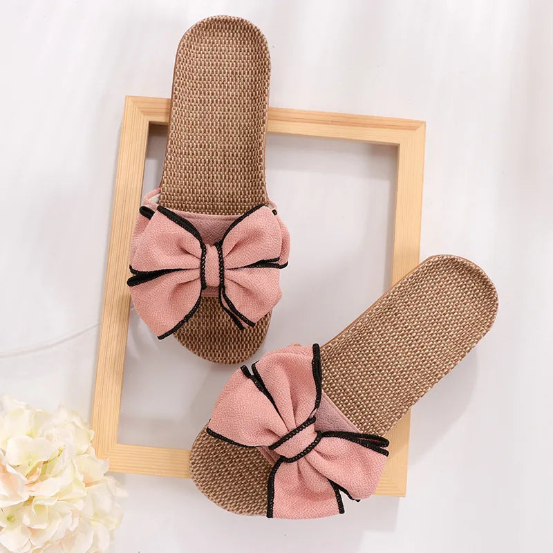 LUCY | Infradito Antiscivolo Eleganti con Fiocco per Massimo Comfort