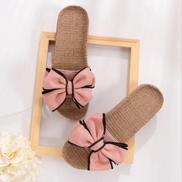 LUCY | Infradito Antiscivolo Eleganti con Fiocco per Massimo Comfort