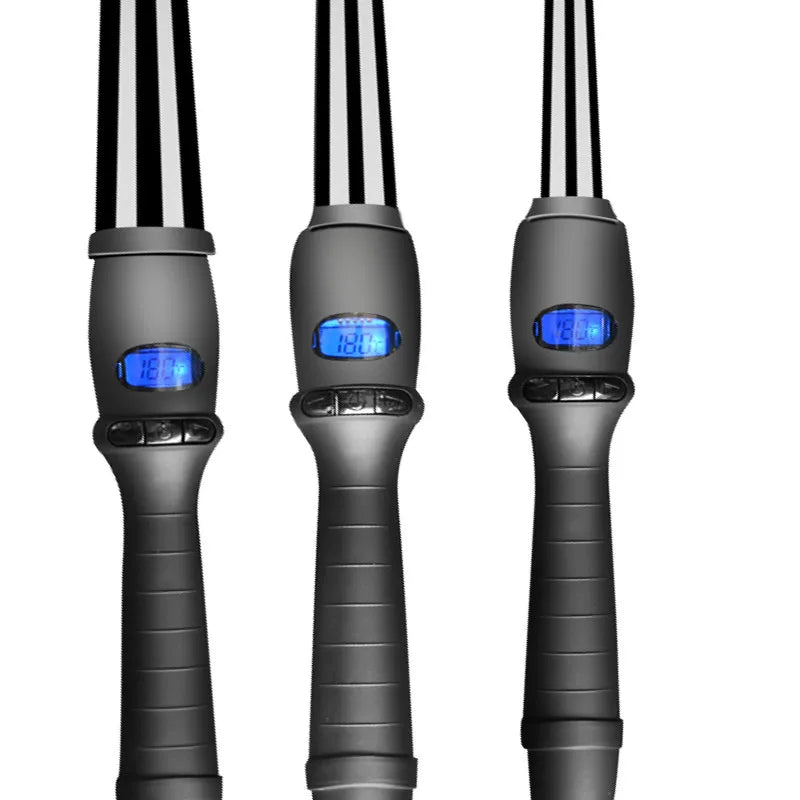 Corda per saltare digitale con display LCD, manici ergonomici neri, contatore calorie e tempo, ideale per fitness e allenamento cardio.