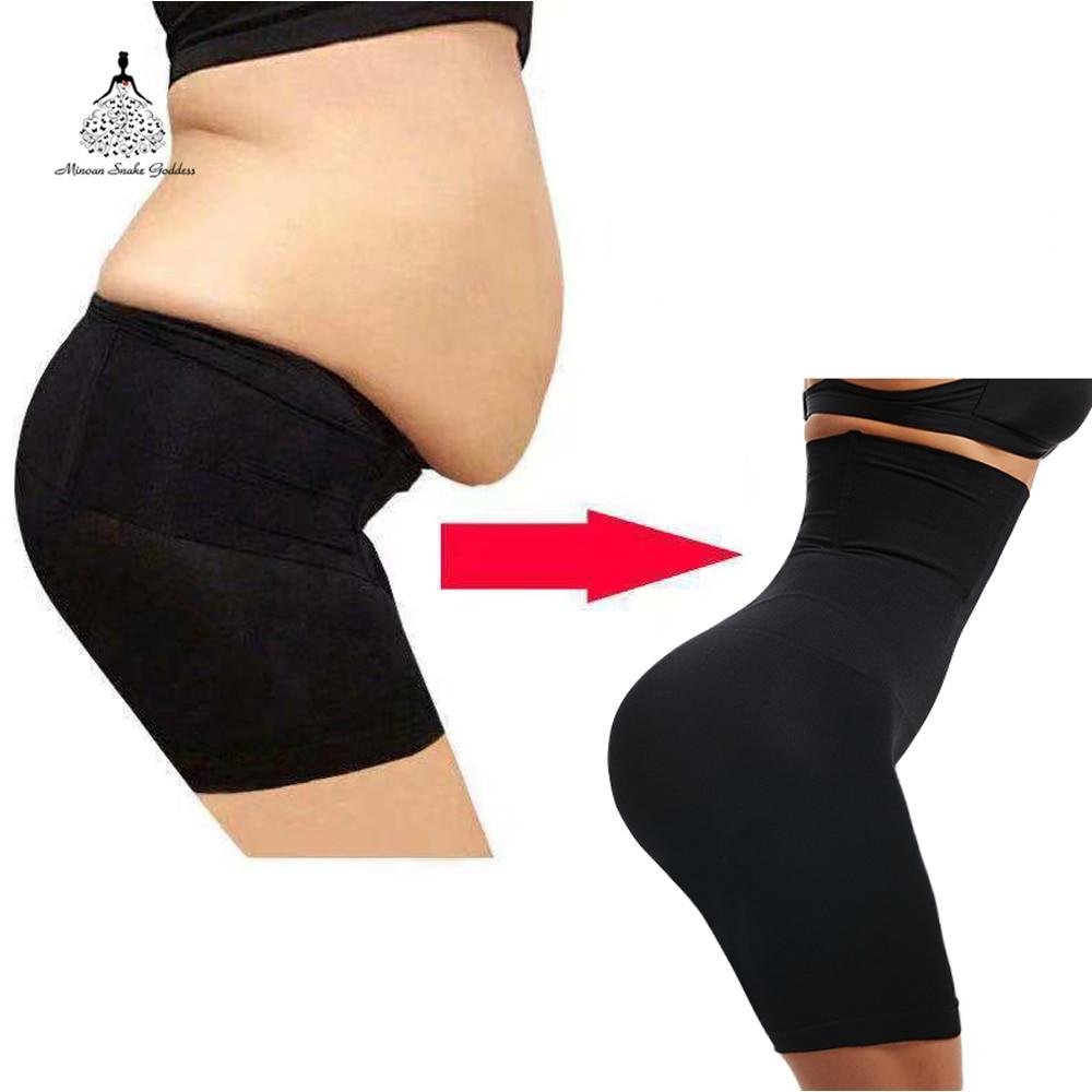Corsetto modellante nero per snellire la vita, prima e dopo l'uso, evidenziando l'effetto dimagrante. Indumento contenitivo per silhouette perfetta.