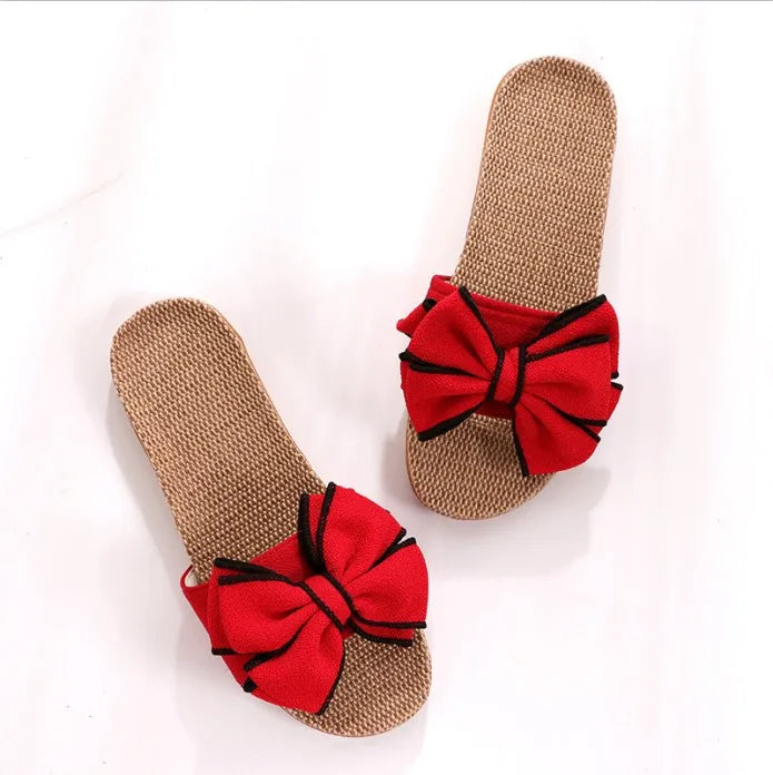 LUCY | Infradito Antiscivolo Eleganti con Fiocco per Massimo Comfort
