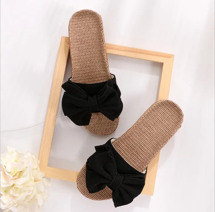 LUCY | Infradito Antiscivolo Eleganti con Fiocco per Massimo Comfort