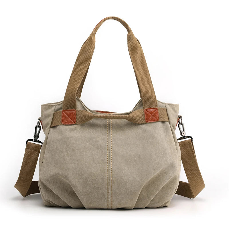 Amanda | Borsa tote in tela di ispirazione vintage, elegante e funzionale