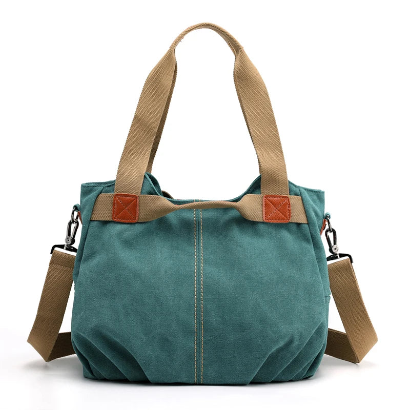 Amanda | Borsa tote in tela di ispirazione vintage, elegante e funzionale