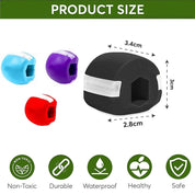 Quattro copripunte in silicone colorati, dimensioni 3.4x3x2.8 cm, non tossici, durevoli, impermeabili, sicuri e salutari.