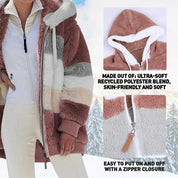 KAREN | Fluffy Warm Oversized Hoodie Coat - Lizabella Fashion