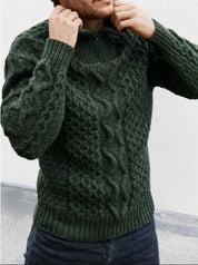 Kevin | Maglione Mountain Weave con mezza zip 1