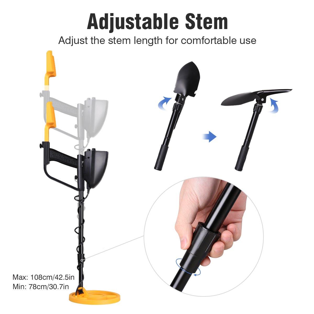 Kit Mega Gold Detector con pala e cuffie 3