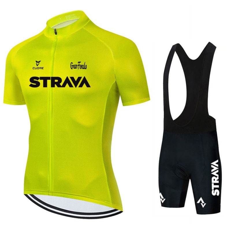Kobe | Completo da ciclismo da uomo con maglia e pantaloncini con bretelle 3