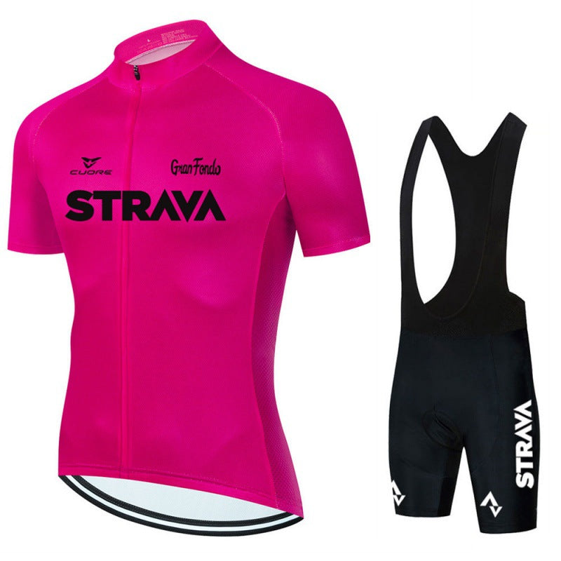 Kobe | Completo da ciclismo da uomo con maglia e pantaloncini con bretelle 6