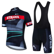 Kobe | Completo da ciclismo da uomo con maglia e pantaloncini con bretelle 7