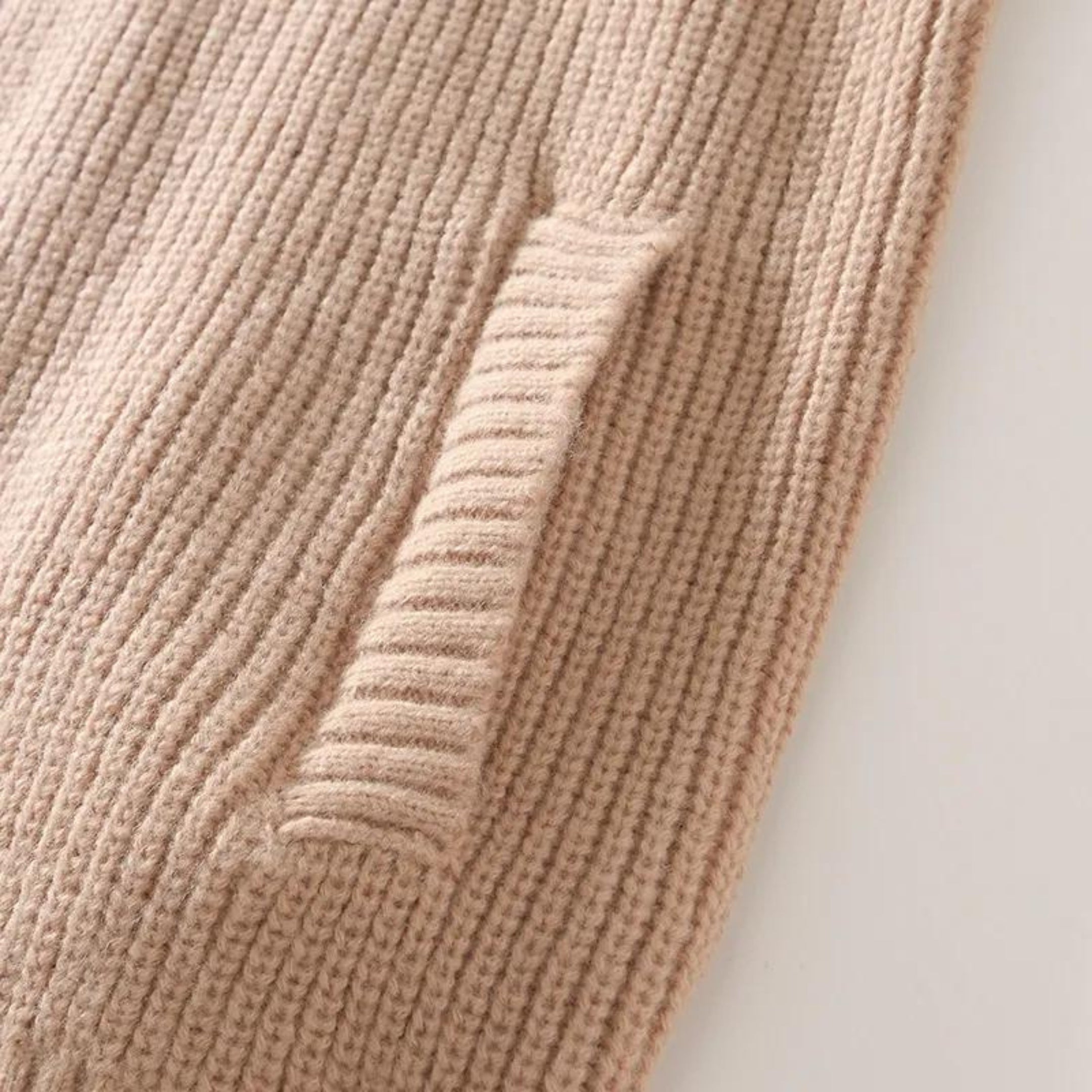 Marco | Giacca maglione in maglia con zip da uomo