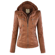 Giacca Estiva in Pelle PU di Lusso – Elegante e Pratica