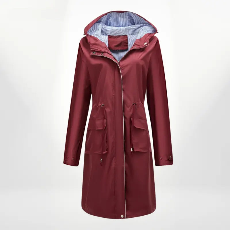 LIZAYA | Elegant Trenchcoat Drawstrings - Lizabella Fashion