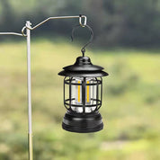 Lampada da campeggio retrò portatile 4