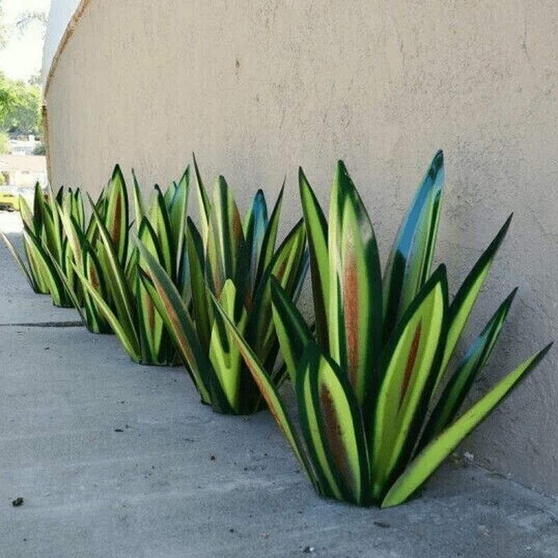 Lampada da giardino agave solare impermeabile a mano - eleganti luci solari esterne per illuminazione del giardino 2