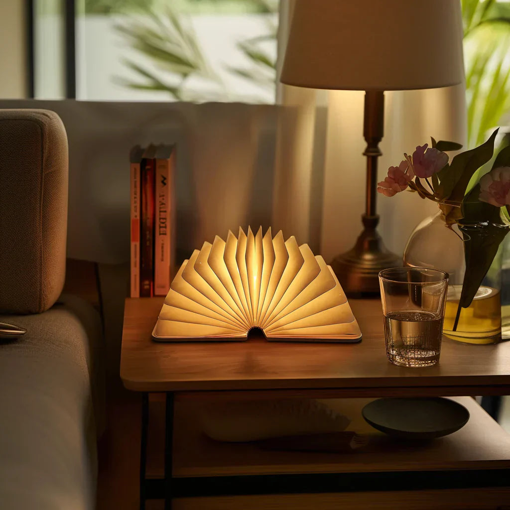 Lampada da libro mistica con luce calda 1