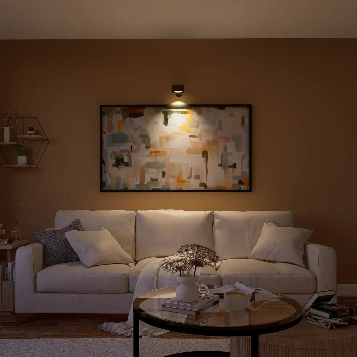 Lampada da parete senza fili con magnete a 360° 5