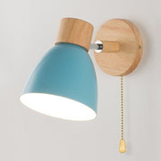 Lampada da parete sospesa in legno scandinavo 3