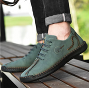 Lorenz | Mocassini casual da uomo in pelle lavorata a mano 2