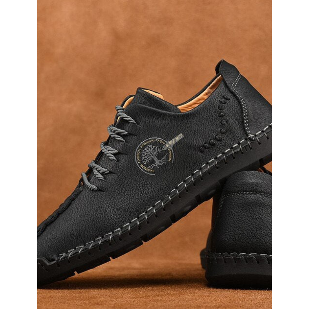 Lorenz | Mocassini casual da uomo in pelle lavorata a mano 4