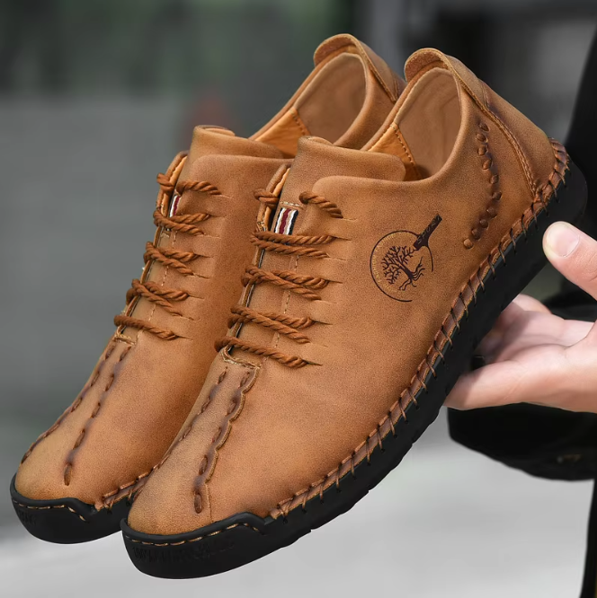 Lorenz | Mocassini casual da uomo in pelle lavorata a mano 6