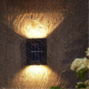 Luce esterna ad energia solare con rilevamento crepuscolare – Lampada da giardino impermeabile per un'elegante illuminazione esterna 3