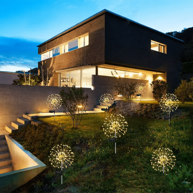 Luci da giardino ad energia solare con illuminazione flessibile in filo di rame – LED bianco caldo e RGB, impermeabili, 100 LED, lunghe 10 metri 0