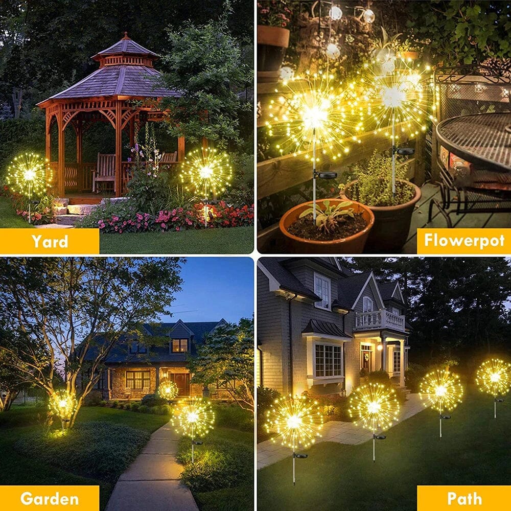 Luci da giardino ad energia solare con illuminazione flessibile in filo di rame – LED bianco caldo e RGB, impermeabili, 100 LED, lunghe 10 metri 6
