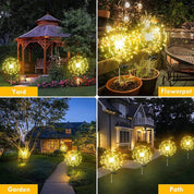 Luci da giardino ad energia solare con illuminazione flessibile in filo di rame – LED bianco caldo e RGB, impermeabili, 100 LED, lunghe 10 metri 6