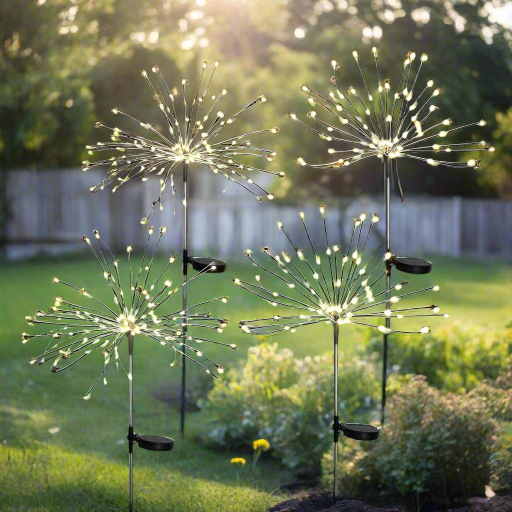 Luci da giardino ad energia solare con illuminazione flessibile in filo di rame – LED bianco caldo e RGB, impermeabili, 100 LED, lunghe 10 metri 7